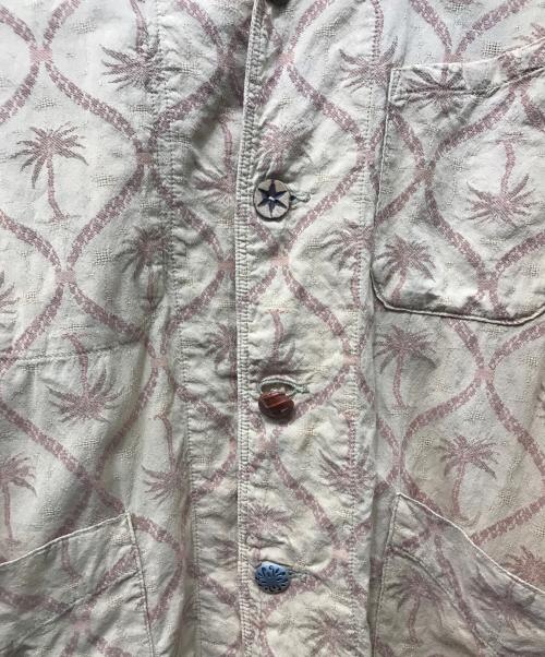 KAPITAL（キャピタル）KAPITAL (キャピタル) パームツリー柄コットンジャケット オレンジ サイズ:2の古着・服飾アイテム