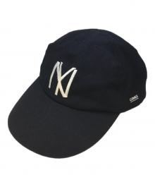 COMES AND GOES（カムズアンドゴーズ）の古着「ウールキャップ」｜ネイビー