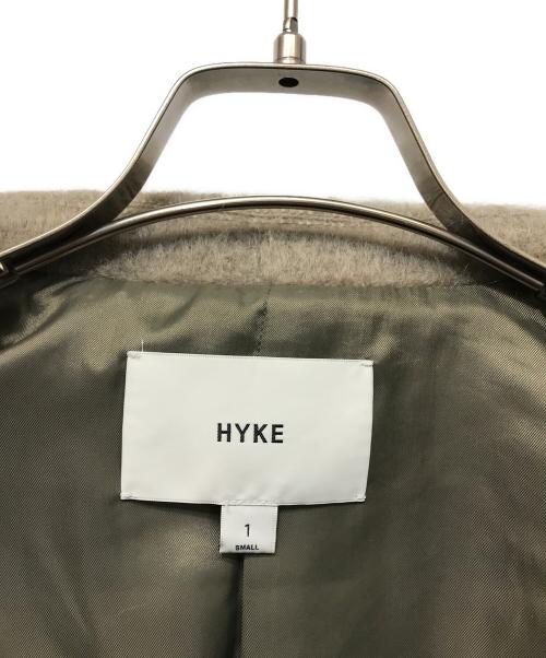HYKE（ハイク）HYKE (ハイク) MOHAIR DOUBLE BREASTED COAT カーキ サイズ:1の古着・服飾アイテム