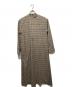 AURALEE（オーラリー）の古着「WOOL CHECK ONE PIECE」｜ベージュ×グレー