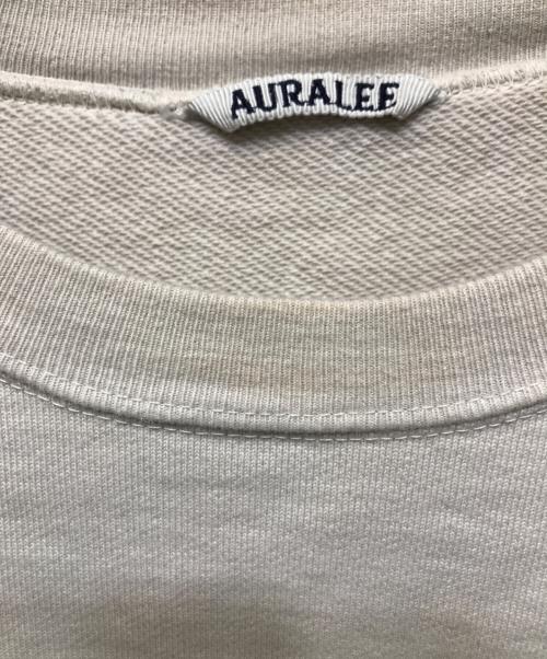 AURALEE（オーラリー）AURALEE (オーラリー) ORGANIC COTTON COMPACT SWEAT ベージュの古着・服飾アイテム