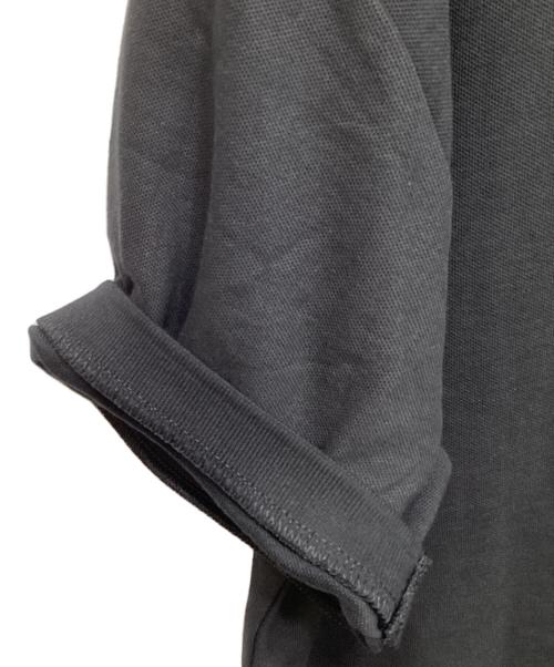 BLACK Scandal Yohji Yamamoto（ブラックスキャンダルヨウジヤマモト）BLACK Scandal Yohji Yamamoto (ブラックスキャンダルヨウジヤマモト) ロゴ刺繍ポロシャツ ブラック サイズ:４の古着・服飾アイテム