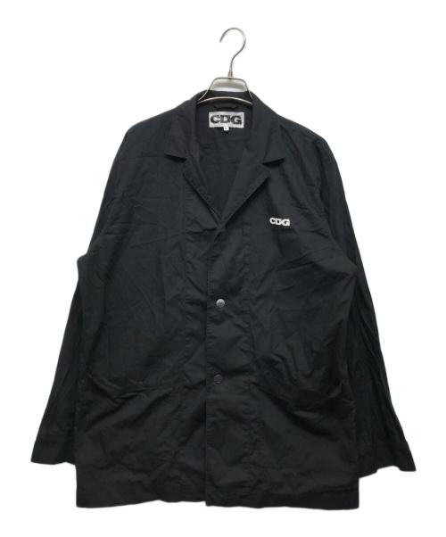 CDG（シーディージー）CDG (シーディージー) パジャマシャツジャケット ブラック サイズ:Lの古着・服飾アイテム