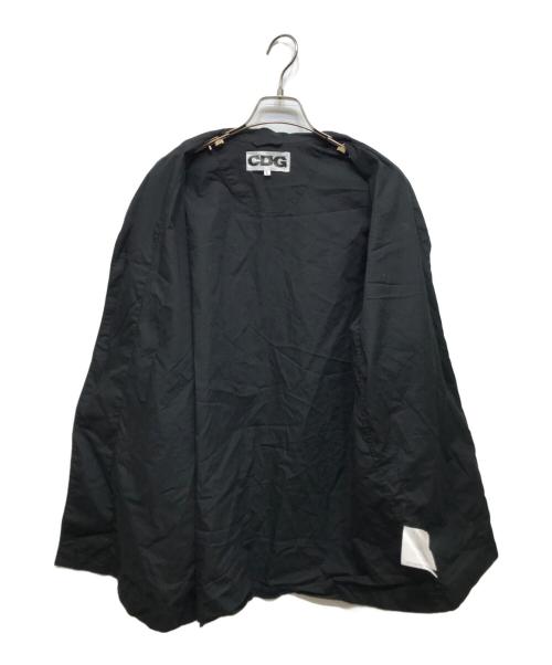 CDG（シーディージー）CDG (シーディージー) パジャマシャツジャケット ブラック サイズ:Lの古着・服飾アイテム