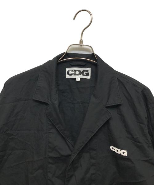 CDG（シーディージー）CDG (シーディージー) パジャマシャツジャケット ブラック サイズ:Lの古着・服飾アイテム