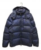 POLO RALPH LAURENポロ・ラルフローレン）の古着「カモフラ ダウンジャケット」｜ネイビー