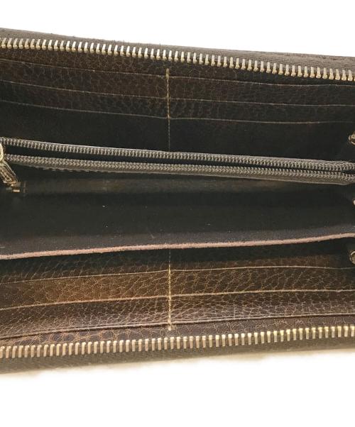 GUCCI（グッチ）GUCCI (グッチ) ラウンドジップウォレット ベージュの古着・服飾アイテム