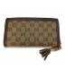 GUCCI (グッチ) ラウンドジップウォレット ベージュ：13000円