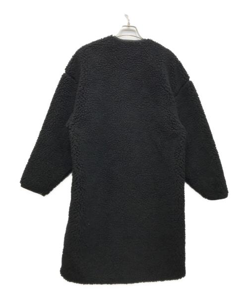 HYKE（ハイク）HYKE (ハイク) フェイクシアリングコート ブラック サイズ:Mの古着・服飾アイテム