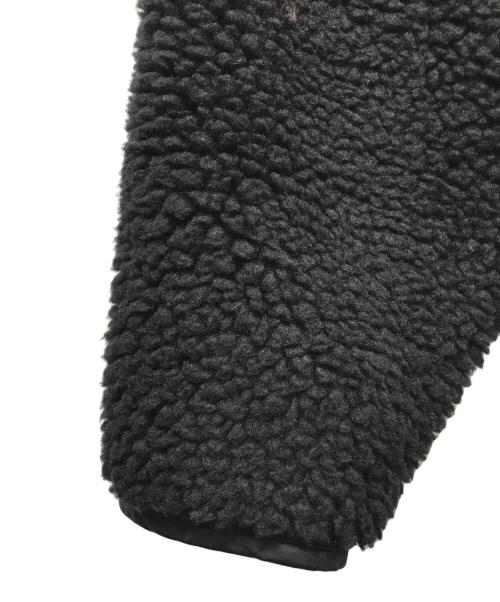 HYKE（ハイク）HYKE (ハイク) フェイクシアリングコート ブラック サイズ:Mの古着・服飾アイテム