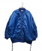 MAISON SPECIALメゾンスペシャル）の古着「2WAYオーバーシルエットMA-1」｜ブルー