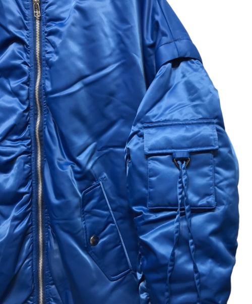 MAISON SPECIAL（メゾンスペシャル）MAISON SPECIAL (メゾンスペシャル) 2WAYオーバーシルエットMA-1 ブルー サイズ:Freeの古着・服飾アイテム