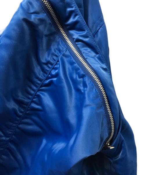 MAISON SPECIAL（メゾンスペシャル）MAISON SPECIAL (メゾンスペシャル) 2WAYオーバーシルエットMA-1 ブルー サイズ:Freeの古着・服飾アイテム