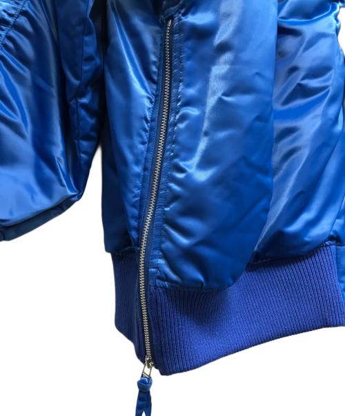 MAISON SPECIAL（メゾンスペシャル）MAISON SPECIAL (メゾンスペシャル) 2WAYオーバーシルエットMA-1 ブルー サイズ:Freeの古着・服飾アイテム