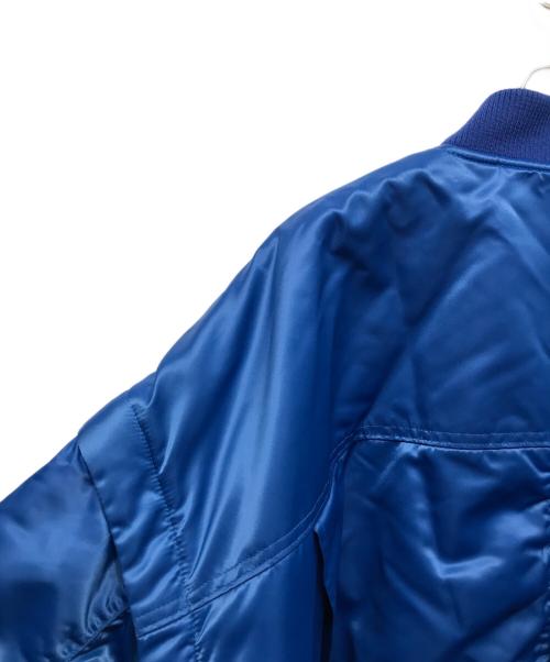 MAISON SPECIAL（メゾンスペシャル）MAISON SPECIAL (メゾンスペシャル) 2WAYオーバーシルエットMA-1 ブルー サイズ:Freeの古着・服飾アイテム