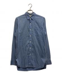 RRL（ダブルアールエル）の古着「ストライプシャツ」｜ブルー