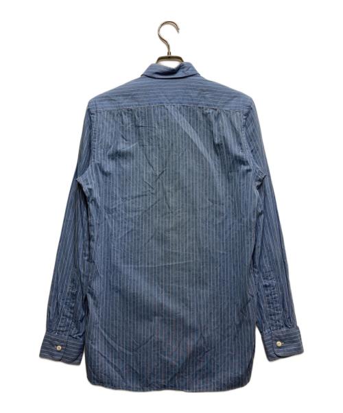 RRL（ダブルアールエル）RRL (ダブルアールエル) ストライプシャツ ブルー サイズ:14.5の古着・服飾アイテム