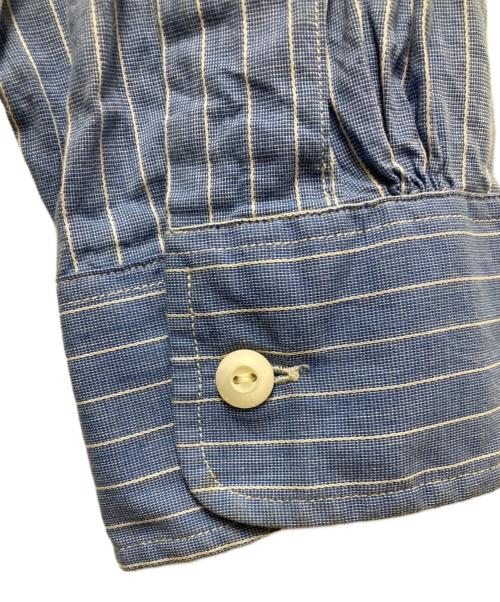 RRL（ダブルアールエル）RRL (ダブルアールエル) ストライプシャツ ブルー サイズ:14.5の古着・服飾アイテム
