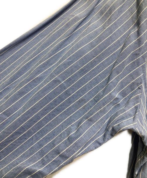 RRL（ダブルアールエル）RRL (ダブルアールエル) ストライプシャツ ブルー サイズ:14.5の古着・服飾アイテム