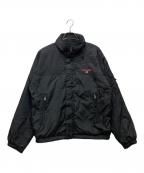 POLO SPORTポロスポーツ）の古着「ナイロン ジップアップジャケット　90's」｜ブラック