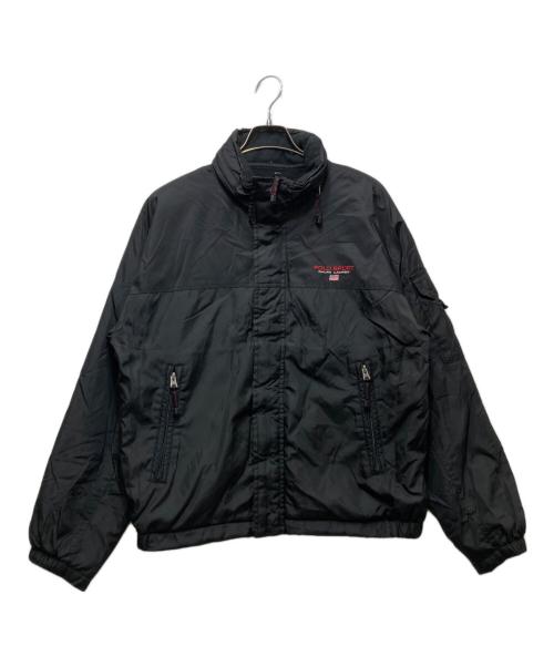 POLO SPORT（ポロスポーツ）POLO SPORT (ポロスポーツ) ナイロン ジップアップジャケット　90's ブラック サイズ:Mの古着・服飾アイテム