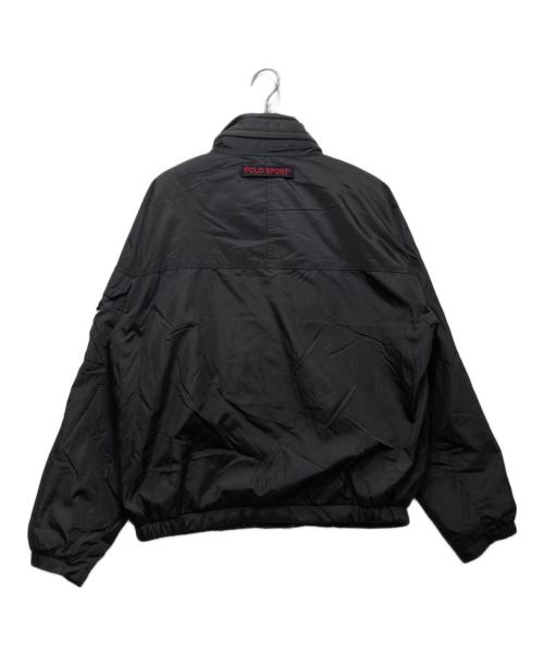 POLO SPORT（ポロスポーツ）POLO SPORT (ポロスポーツ) ナイロン ジップアップジャケット　90's ブラック サイズ:Mの古着・服飾アイテム