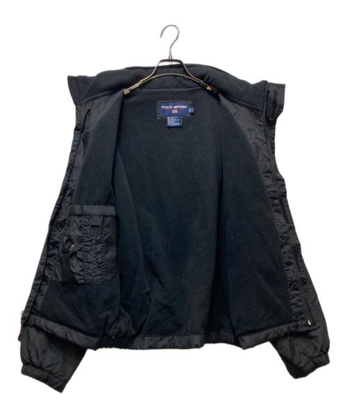 POLO SPORT（ポロスポーツ）POLO SPORT (ポロスポーツ) ナイロン ジップアップジャケット　90's ブラック サイズ:Mの古着・服飾アイテム
