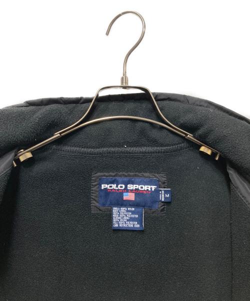 POLO SPORT（ポロスポーツ）POLO SPORT (ポロスポーツ) ナイロン ジップアップジャケット　90's ブラック サイズ:Mの古着・服飾アイテム
