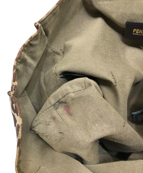 FENDI（フェンディ）FENDI (フェンディ) レオパード トートバッグ ブラウンの古着・服飾アイテム