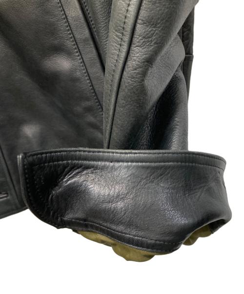 HAROLDS GEAR（ハロルズギア）HAROLDS GEAR (ハロルズギア) レザージャケット ブラック サイズ:Lの古着・服飾アイテム