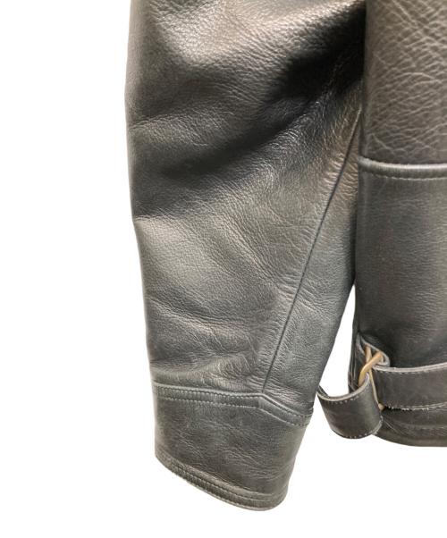 HAROLDS GEAR（ハロルズギア）HAROLDS GEAR (ハロルズギア) レザージャケット ブラック サイズ:Lの古着・服飾アイテム