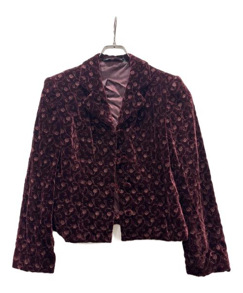 LAURA ASHLEY（ローラ アシュレイ）LAURA ASHLEY (ローラ アシュレイ) レーヨンシルクセットアップスーツ パープル サイズ:9の古着・服飾アイテム