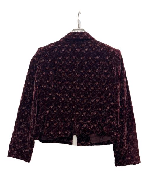 LAURA ASHLEY（ローラ アシュレイ）LAURA ASHLEY (ローラ アシュレイ) レーヨンシルクセットアップスーツ パープル サイズ:9の古着・服飾アイテム