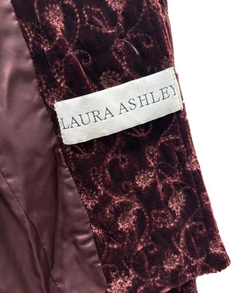 LAURA ASHLEY（ローラ アシュレイ）LAURA ASHLEY (ローラ アシュレイ) レーヨンシルクセットアップスーツ パープル サイズ:9の古着・服飾アイテム
