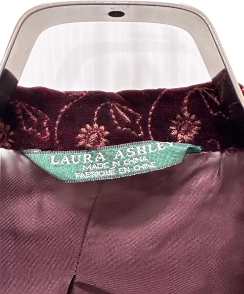 LAURA ASHLEY（ローラ アシュレイ）LAURA ASHLEY (ローラ アシュレイ) レーヨンシルクセットアップスーツ パープル サイズ:9の古着・服飾アイテム