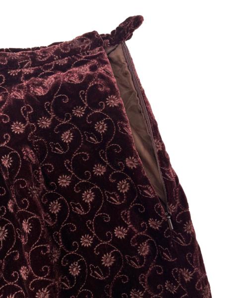 LAURA ASHLEY（ローラ アシュレイ）LAURA ASHLEY (ローラ アシュレイ) レーヨンシルクセットアップスーツ パープル サイズ:9の古着・服飾アイテム