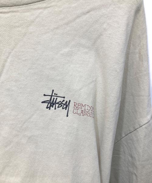 stussy（ステューシー）stussy (ステューシー) 90s オールドグラフィックTシャツ イエロー サイズ:XLの古着・服飾アイテム