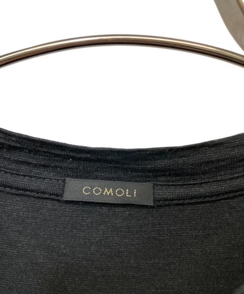 COMOLI（コモリ）COMOLI (コモリ) ウール天竺 半袖クルー ブラック サイズ:2の古着・服飾アイテム