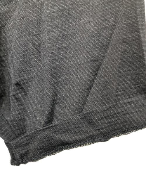 COMOLI（コモリ）COMOLI (コモリ) ウール天竺 半袖クルー ブラック サイズ:2の古着・服飾アイテム