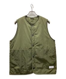 Saturdays NYC（サタデーズ ニューヨークシティ）の古着「ロゴプリント 中綿ベスト/Lightweight Insulated Vest」｜カーキ