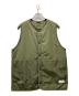 Saturdays NYC（サタデーズ ニューヨークシティ）の古着「ロゴプリント 中綿ベスト/Lightweight Insulated Vest」｜カーキ