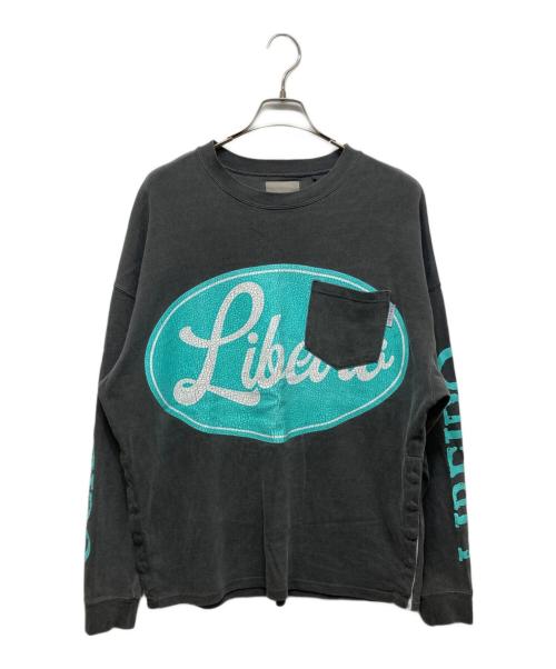 LIBEIRO（リベイロ）LIBEIRO (リベイロ) ロングスリーブカットソー グレー サイズ:Sの古着・服飾アイテム