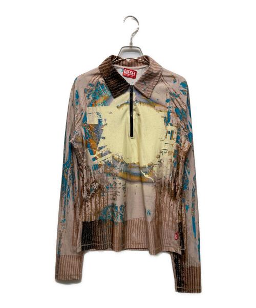 DIESEL（ディーゼル）DIESEL (ディーゼル) 襟付きカットソー マルチカラー サイズ:Sの古着・服飾アイテム