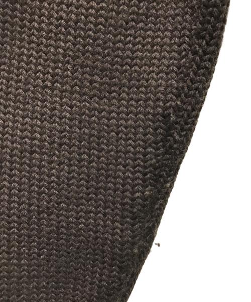 PAL ZILERI（パルジレリ）PAL ZILERI (パルジレリ) ムートン切替ニットジャケット ブラウン サイズ:52の古着・服飾アイテム