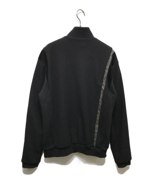 XLIM（エクスリム）XLIM (エクスリム) スウェード切替ジップアップニットジャケット ブラック サイズ:3の古着・服飾アイテム