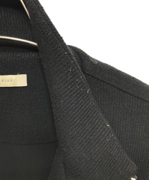 XLIM（エクスリム）XLIM (エクスリム) スウェード切替ジップアップニットジャケット ブラック サイズ:3の古着・服飾アイテム