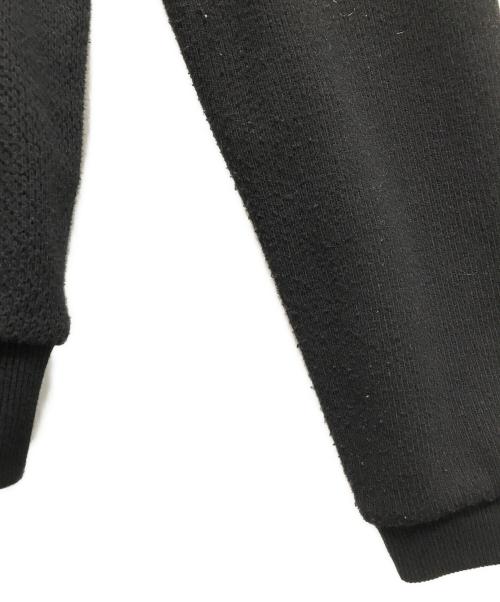 XLIM（エクスリム）XLIM (エクスリム) スウェード切替ジップアップニットジャケット ブラック サイズ:3の古着・服飾アイテム