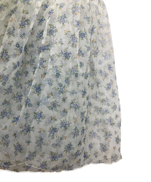 POPPY（ポピー）POPPY (ポピー) フラワーシースルー キャミドレス ホワイト サイズ:Mの古着・服飾アイテム