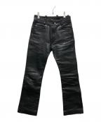 HARLEY-DAVIDSONハーレーダビッドソン）の古着「レザーパンツ」｜ブラック