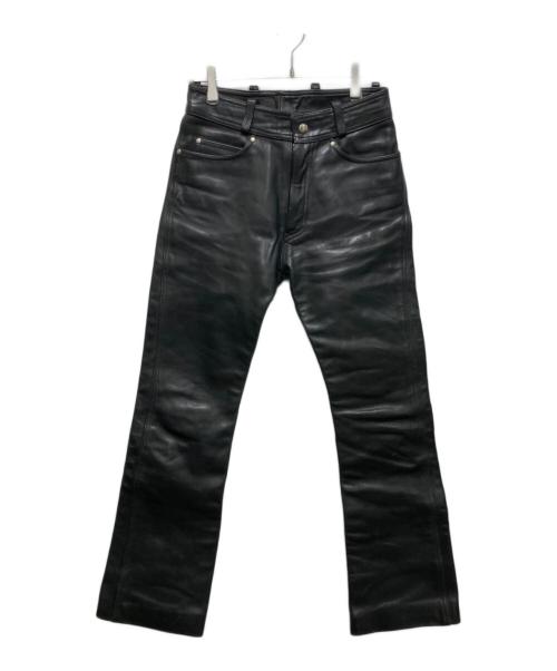 HARLEY-DAVIDSON（ハーレーダビッドソン）HARLEY-DAVIDSON (ハーレーダビッドソン) レザーパンツ ブラック サイズ:28の古着・服飾アイテム